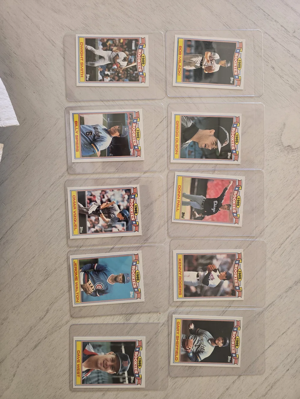 Topps 1989 Rookies Commemorative Full Set Of 33 Baseball Cards
